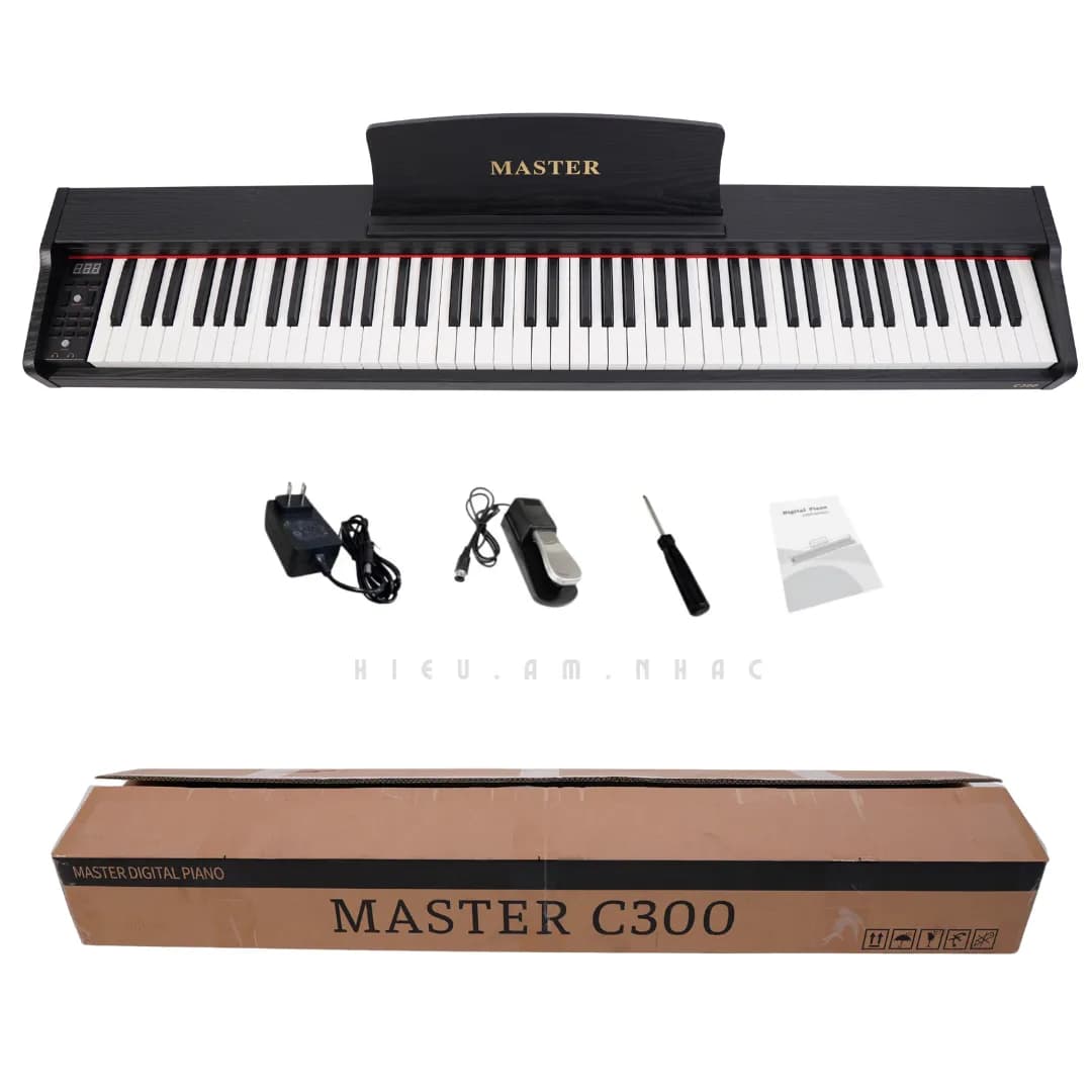 PIANO MASTER C300 - KÈM 4 CHÂN SẮT - ĐÀN PIANO DÀNH CHO NGƯỜI MỚI - ảnh 1