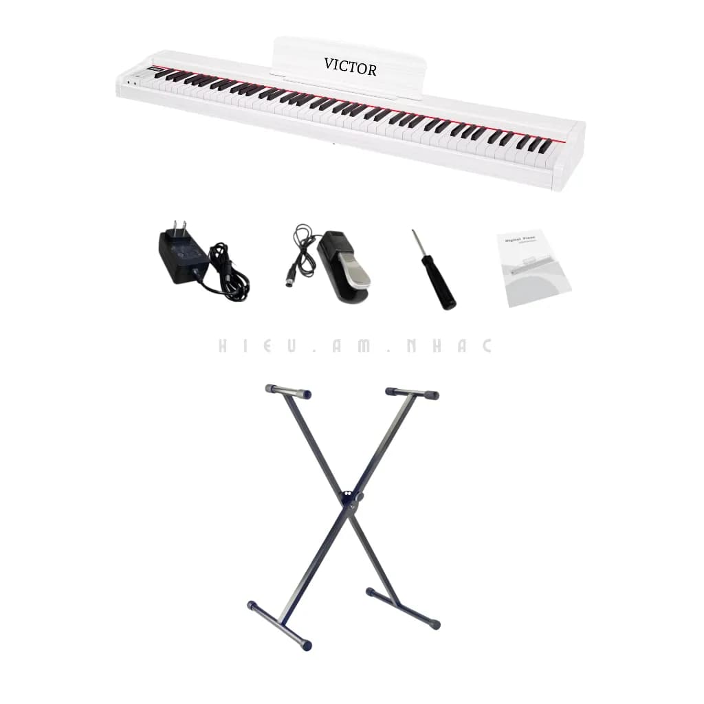 [CHÍNH HÃNG] Đàn Piano Điện Victor VT02 - 88 Phím - Tặng Full Phụ Kiện,Khoá Học Online - HIẾU ÂM NHẠC - ảnh 5