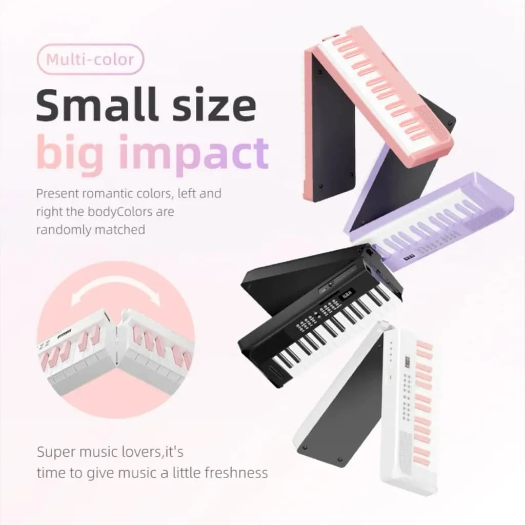 PIANO BETSY B151 GẤP GỌN 61 PHÍM CẦM TAY THÍCH HỢP CHO TRẺ EM VÀ NGƯỜI MỚI - ảnh 4