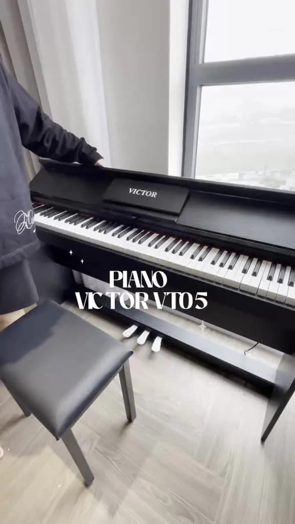 PIANO VICTOR VT05 - CHÍNH HÃNG - TẶNG KÈM GHẾ - ảnh 1