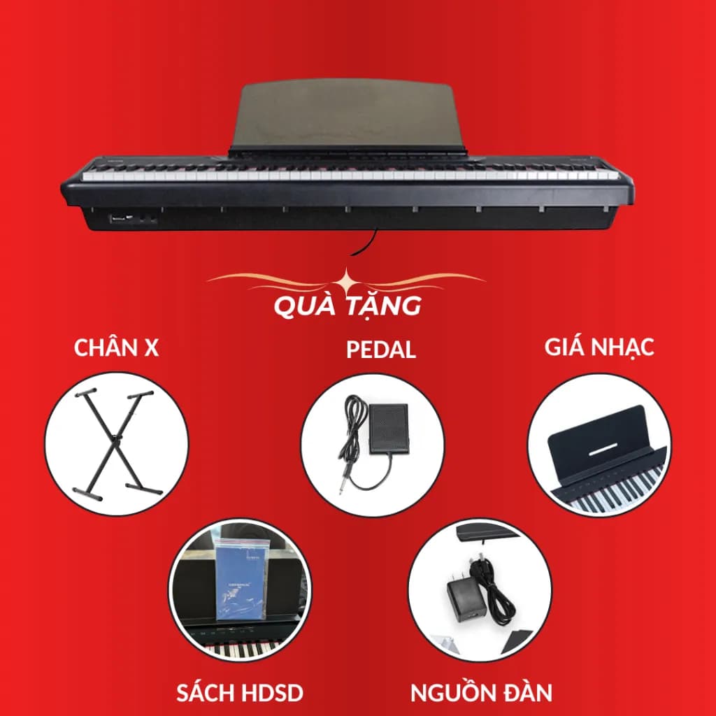 FLYKEYS FP6 PIANO CHUYÊN NGHIỆP - TẶNG FULL PHỤ KIỆN - ảnh 4