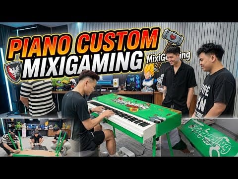 CUSTOM PIANO MIXIGAMING & GIAO TỚI ANH ĐỘ MIXI - HIẾU ÂM NHẠC