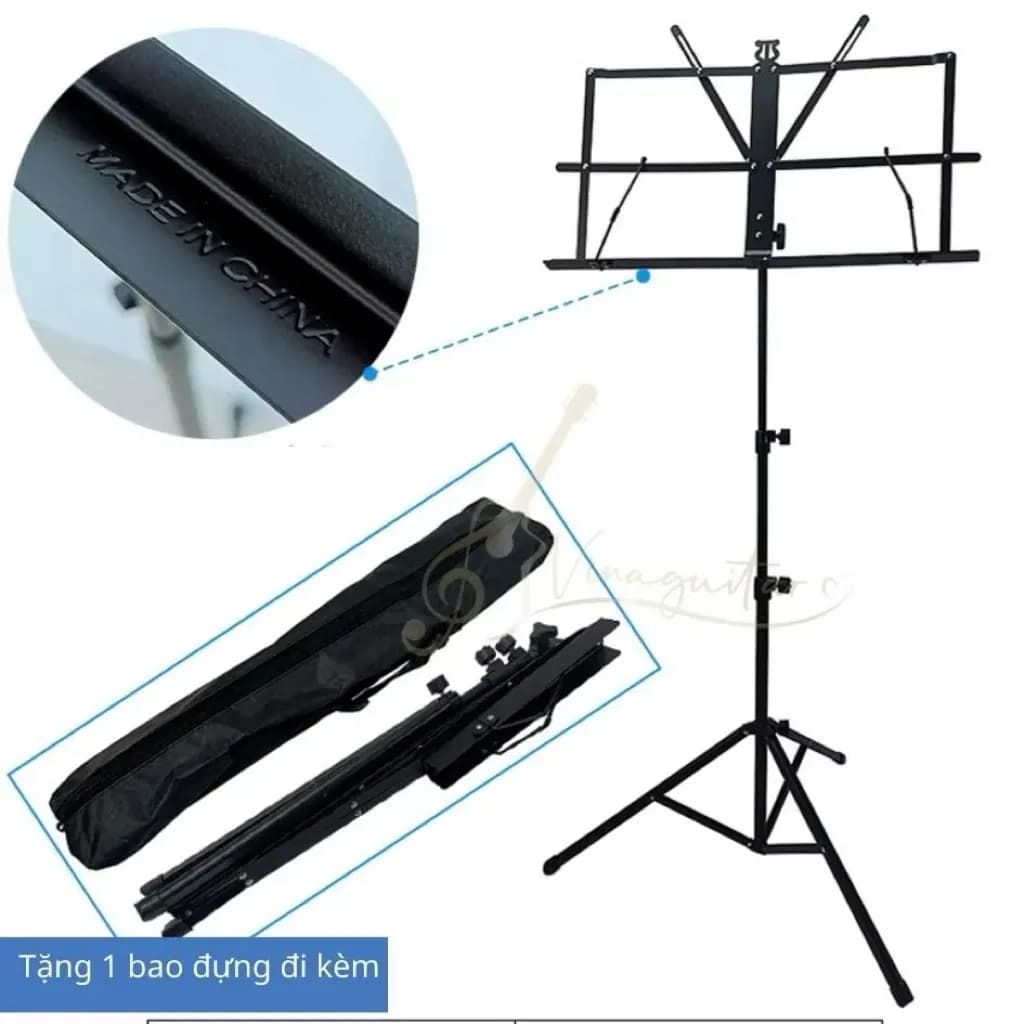 GIÁ ĐỠ BẢN NHẠC GẤP GỌN - TẶNG KÈM TÚI ĐỰNG - ảnh 1