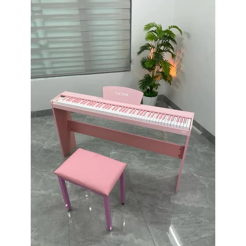 ĐÀN PIANO VICTOR PINK VT02 - HIẾU ÂM NHẠC - TẶNG FULL PHỤ KIỆN + KHOÁ HỌC ONLINE - ảnh 4