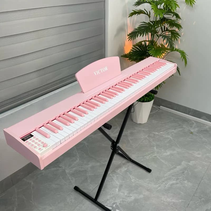 ĐÀN PIANO VICTOR PINK VT02 - HIẾU ÂM NHẠC - TẶNG FULL PHỤ KIỆN + KHOÁ HỌC ONLINE - ảnh 6