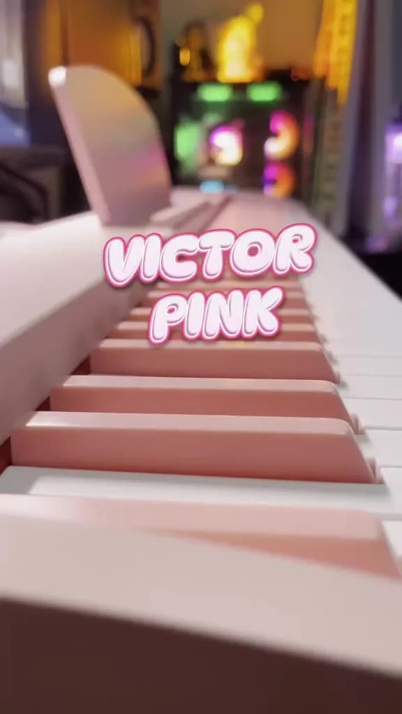 PIANO VICTOR VTO1 PINK - TẶNG FULL PHỤ KIỆN & KHOÁ HỌC ONLINE - ảnh 1