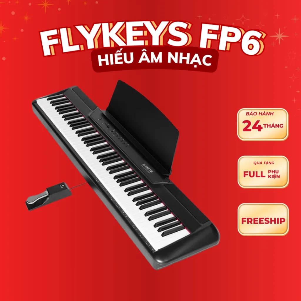 FLYKEYS FP6 PIANO CHUYÊN NGHIỆP - TẶNG FULL PHỤ KIỆN - ảnh 1
